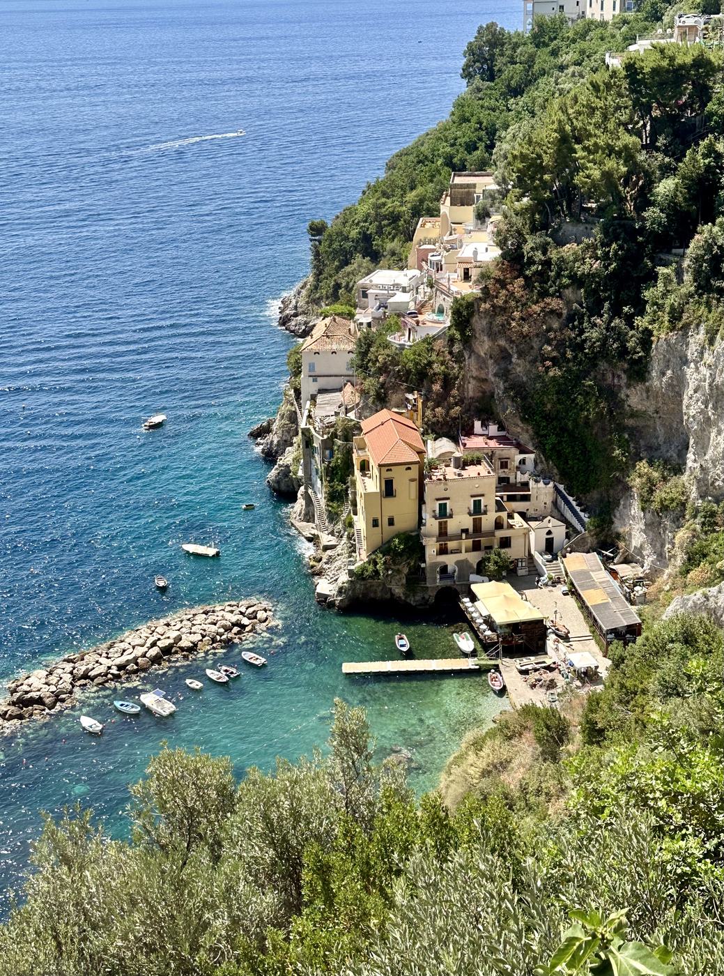 Amalfi Coast viewpoint in Italy