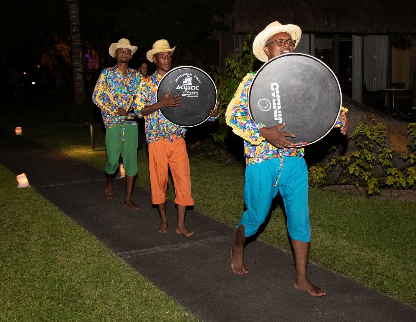 Traditional drumming in Mauritius