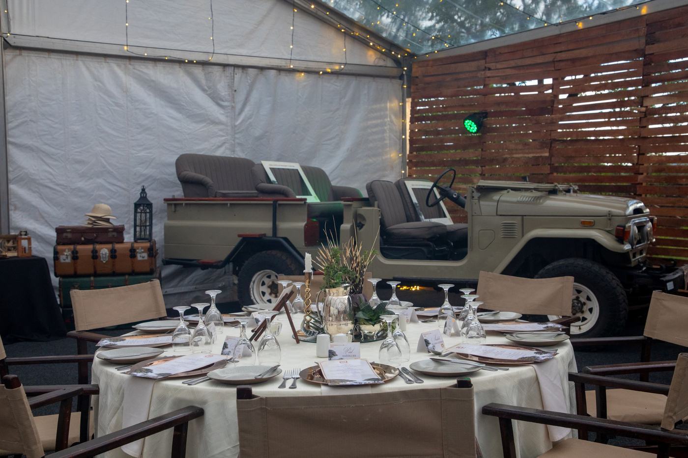 Private dinner setting in Vietnam