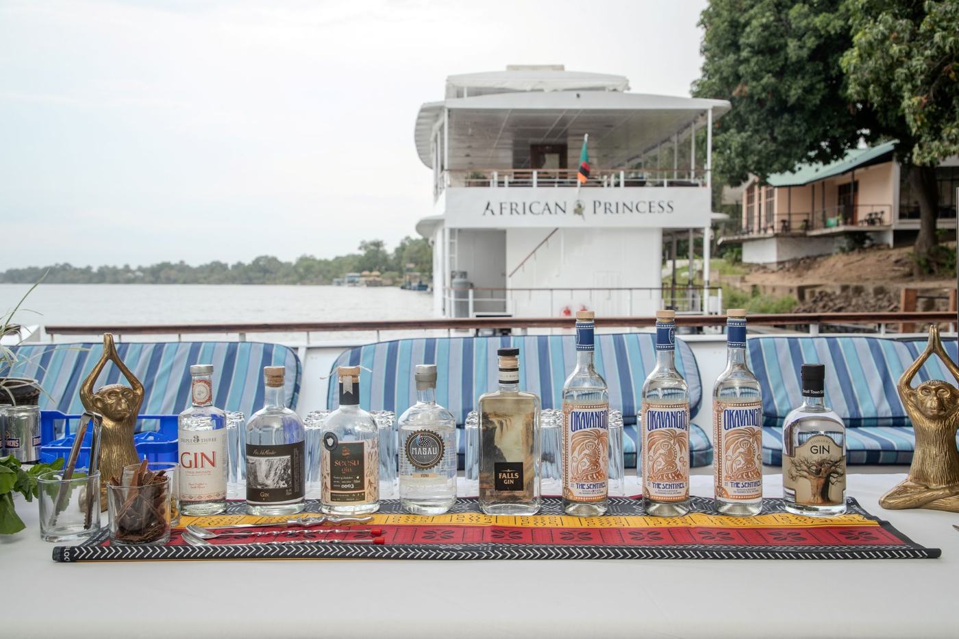African Princess river cruise in Zambia
