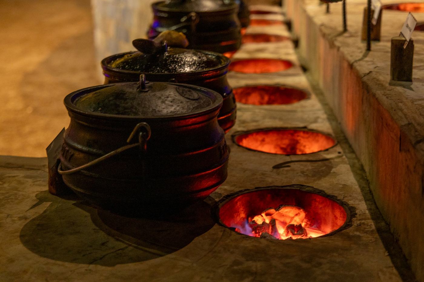 Boma dining experience in Zambia